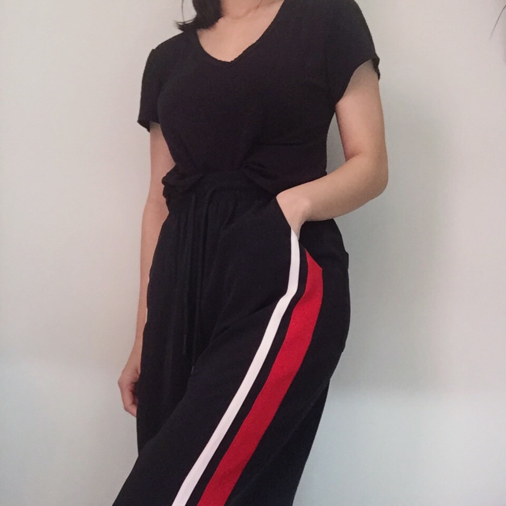 Striped Track Pants